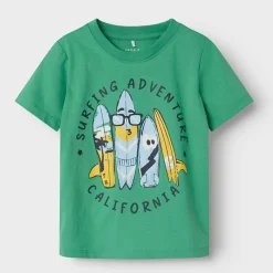 Outlet Drenge Freddis T-shirt Grøn Gran T-Shirts Og Undertrøjer