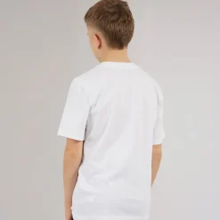 Hot Drenge Grafisk Camo T-shirt White Tøj|T-Shirts Og Undertrøjer
