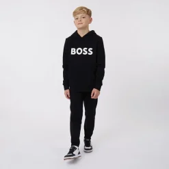 Outlet Drenge Hoodie Sort Hættetrøjer Og Sweatshirts