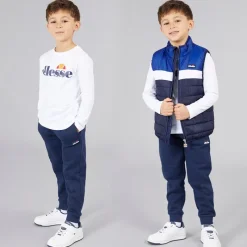 Discount Drenge Jacob Vest T Shirt Og Joggingbukser Sæt Navy Tøj|Sæt