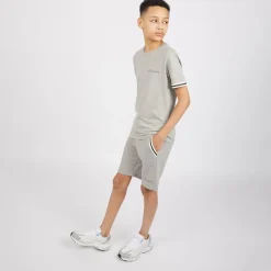 Drenge Jaxon Sæt Grå Shorts|Sæt