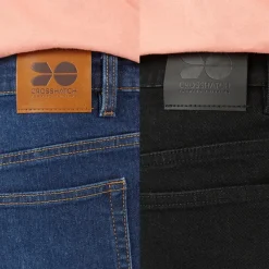 New Drenge Lige To Pak Jeans Mørk Vask/​Sort Multipakker|Jeans Og Bukser