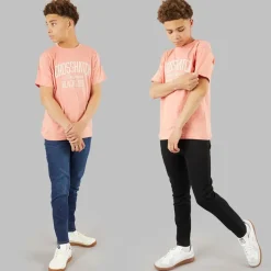 New Drenge Lige To Pak Jeans Mørk Vask/​Sort Multipakker|Jeans Og Bukser