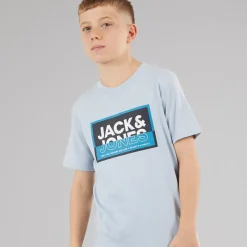 Online Drenge Logan T-shirt Afdæmpet Blå T-Shirts Og Undertrøjer