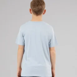 Online Drenge Logan T-shirt Afdæmpet Blå T-Shirts Og Undertrøjer