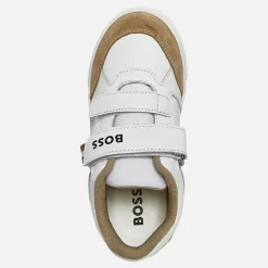 Discount Drenge Logo Velcro Cupsole Træningssko Hvid Sneakers|Sneakers