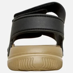 Best Drenge Logo Velcro Rem Sandaler Sort Klip-Klapper Og Sandaler|Klip-Klapper Og Sandaler