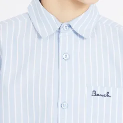 Drenge Lomous skjorte og chino shorts sæt blå og hvid stribet/​navy Blue & White Stripe /​ Navy Shorts|Sæt
