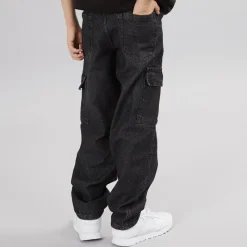 Best Drenge Løstsiddende Cargo Jeans Antracit Jeans Og Bukser