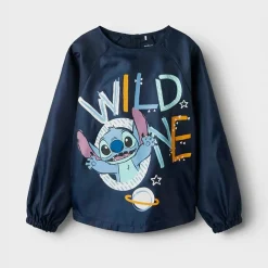 Outlet Drenge Mitch Langærmet Fodre Løb Mørkeblå Dine Yndlings Tegnefilm|T-Shirts Og Undertrøjer