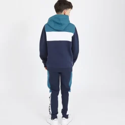 Online Drengenes Marraf Farveblok Tracksuit Blå Træningsdragter