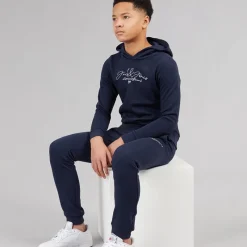 Online Drengenes Scripted Tracksuit Blå Blazer Træningsdragter