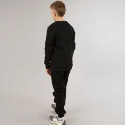 Best Drengenes Thomas Sweatshirt Og Joggingbukser Træningssæt Sort Træningsdragter