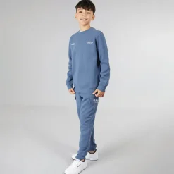 Best Drenge Nowil Sweatshirt Og Cargo Joggingbukser Træningssæt Vintage Indigo Træningsdragter