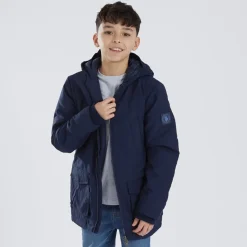 Online Drengeparka med spids foran Marineblå Blazer Jakker Og Frakker