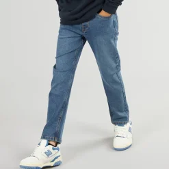Online Drenge Reg Fit Jeans Mellemblå Jeans Og Bukser