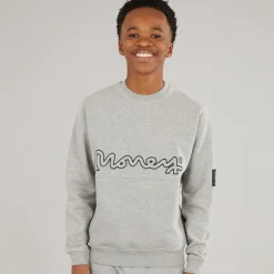 Best Drenge Relex Crew Sweatshirt Grå Hættetrøjer Og Sweatshirts