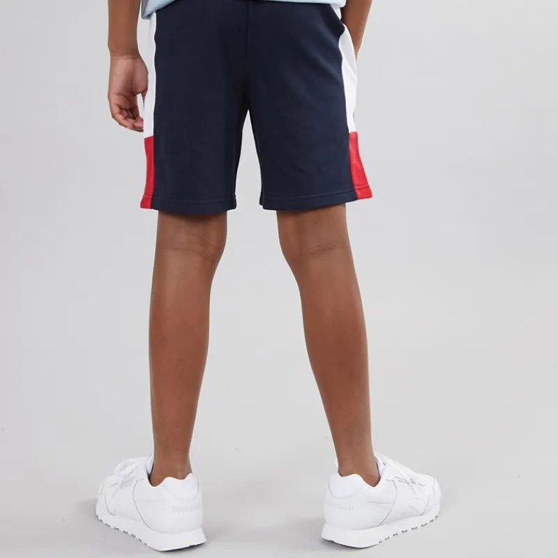 Hot Drenge Sliced Side Shorts af jerseystof Blå Shorts