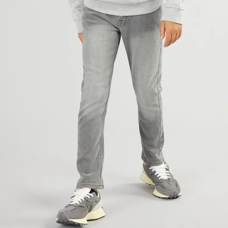 Clearance Drenge Slim Fit Jeans Grå Jeans Og Bukser