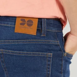 Clearance Drenge Slim Jeans Mørk Vask Jeans Og Bukser