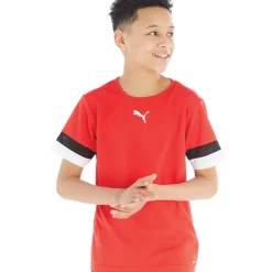 Hot Drenge teamRISE Sport træningstrøjer Rød Tøj|T-Shirts Og Undertrøjer