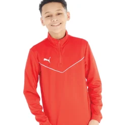 Hot Drenge teamRISE Sport træningstrøjer Rød Tøj|Hættetrøjer Og Sweatshirts