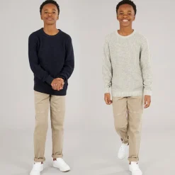 Clearance Drenge To Pak Strik Crew Neck Jumpere Moonbean /​ Sky Captain Multipakker