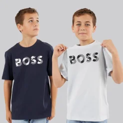 Clearance Drenge to pak T shirts Navy Pale Blue Multipakker|T-Shirts Og Undertrøjer