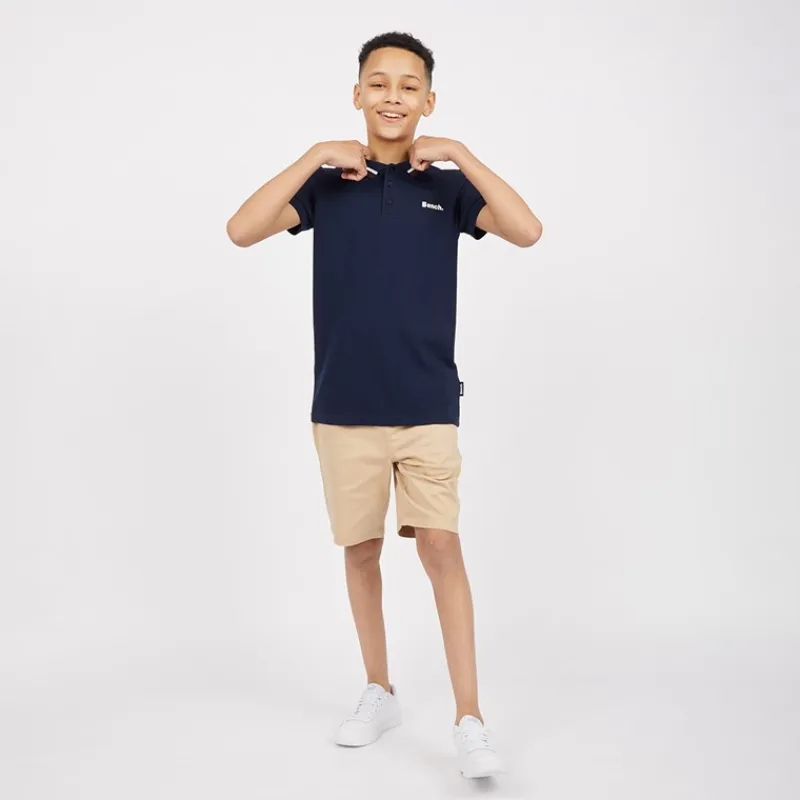 Outlet Drenge Trilson Polo Shirt og Chino Shorts Sæt Blå/Sten Shorts|Sæt