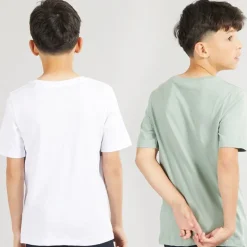 Clearance Drenge T-shirts Hvid Multipakker|T-Shirts Og Undertrøjer