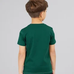 New Drenge T-shirt Throwback Green T-Shirts Og Undertrøjer