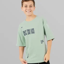 New Drenge Victor T-shirt Jadeite T-Shirts Og Undertrøjer