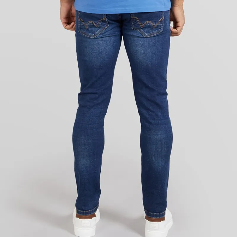 Online Herre Maylead Sim Fit Jeans Mørk Vask Jeans Og Bukser·Slim Jeans|Jeans Og Bukser·Jeans