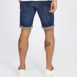 Hot Herre Zeki Denim Shorts Mørk Vask Shorts Og Badetøj·Shorts