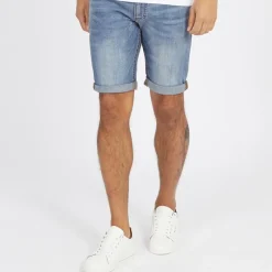 Outlet Herre Zeki Jeans Shorts Stone Wash Shorts Og Badetøj·Shorts