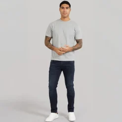 Discount Jeans til Herre Maylead Slim Fit Blå Sort Jeans Og Bukser·Slim Jeans|Jeans Og Bukser·Jeans