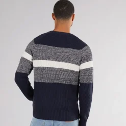 Online Herre Adam Block Crew Neck Jumper Navy Blazer Trøjer Og Cardigans·Trøjer