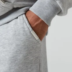 Sale Herre Afslappede Joggingbukser med Åben Kant Lys Gråmeleret Jeans Og Bukser·Joggingbukser|Træningsdragter Og Joggingbukser·Joggingbukser