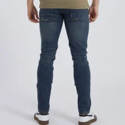 Discount Herre Afspændte Koniske Jeans Vintage Blå Jeans Og Bukser·Slim Jeans|Jeans Og Bukser·Jeans