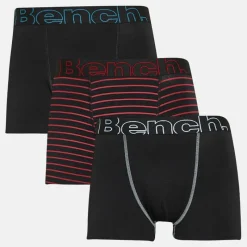 Outlet Herre Akiro Tre Pak Underbukser Garnfarvede Striber/​Sort/​Sort Multipakker·Undertøj|Undertøj, Sokker Og Nattøj·Boxer Shorts