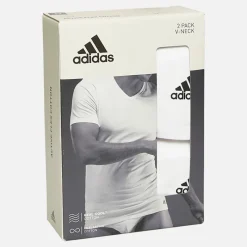 Online Herre Aktiv Flex Bomuld To Pak V-Hals T-Shirts Hvid T-Shirts Og Undertrøjer|T-Shirts, Poloer Og Skjorter·Multipakker