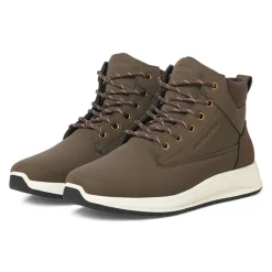 Online Herre Alaska PU Nubuck Støvler Cappucino Støvler|Støvler