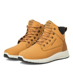 Sale Herre Alaska PU Nubuck Støvler Honey Støvler|Støvler