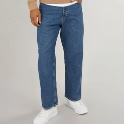 Outlet Herre Alex SQ 741 Baggy Fit Jeans Mellemblå Jeans Og Bukser·Jeans