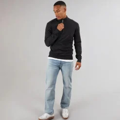 Best Herre Ancona Jumper Charcoal Mix Trøjer Og Cardigans·Trøjer