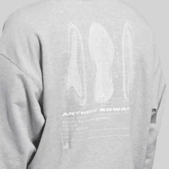 Herre Ant Edwards Grafisk Hættetrøje Medium Grey Heather Træning|T-Shirts Og Undertrøjer