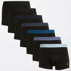 Outlet Herre Archie Syv Pak Boksershorts Sort Multipakker·Undertøj|Undertøj, Sokker Og Nattøj·Boxer Shorts