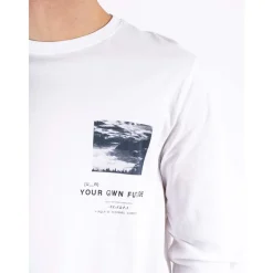 Outlet Herre Ardy Langærmet Top Hvid T-Shirts, Poloer Og Skjorter·T-Shirts Med Lange Ærmer|T-Shirts, Poloer Og Skjorter·T-Shirts Og Undertrøjer