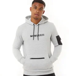 Hot Herre Array Hoodie Lysegrå Melange Hættetrøjer Og Sweatshirts·Hættetrøjer