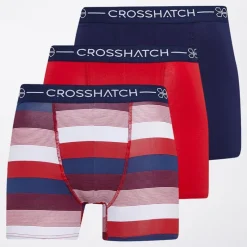 Online Herre Avocet Tre Pak Boxer Shorts Rød Multipakker·Undertøj|Undertøj, Sokker Og Nattøj·Boxer Shorts